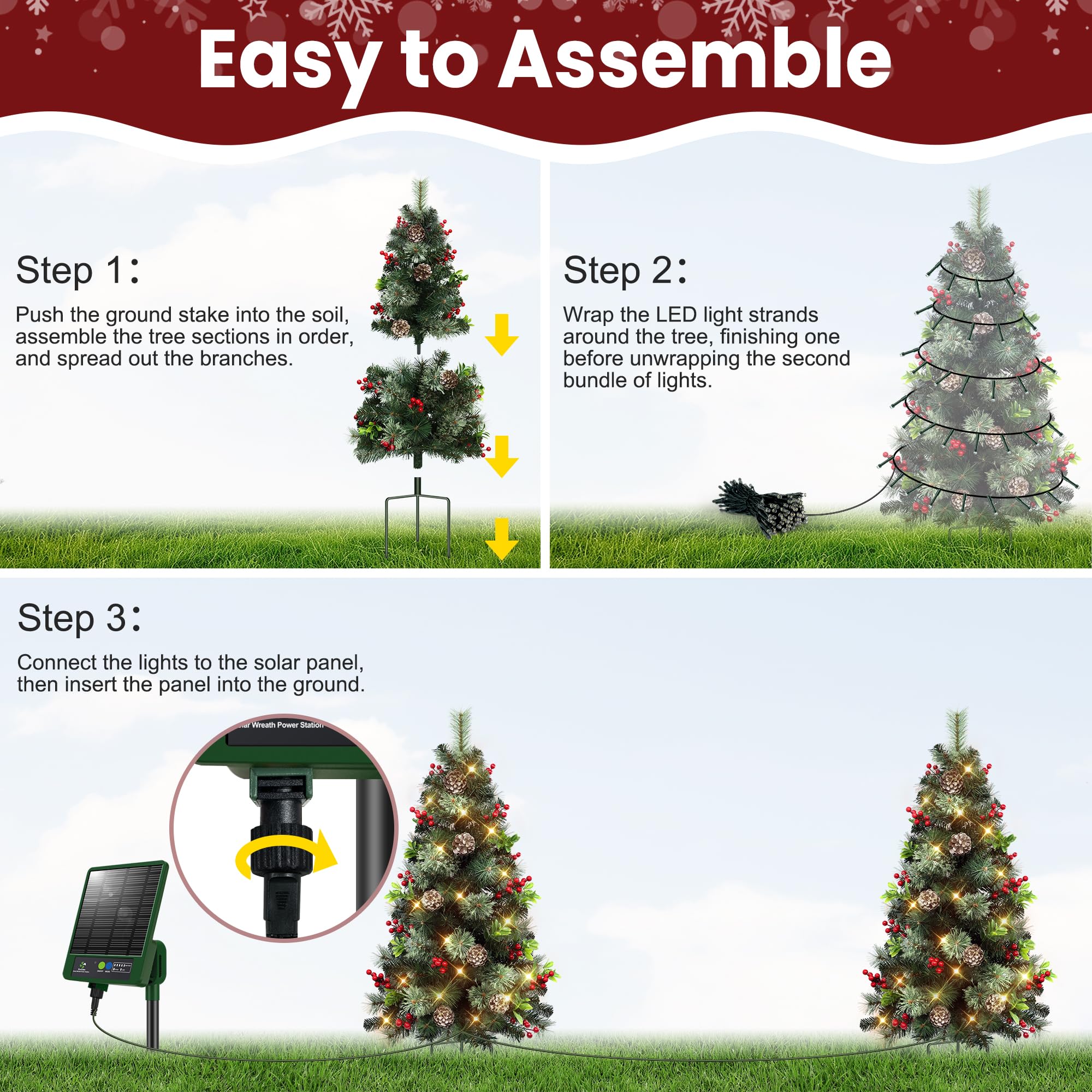 ecoCalm product label and control switch close-up for easy setup and mode selection