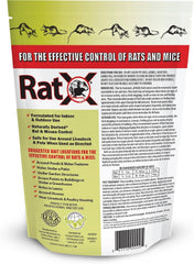 EcoClear RatX close-up of pellet texture highlighting consistent bite-sized formulation