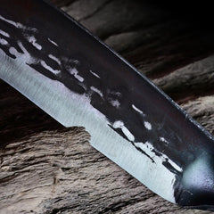 EcoDigiLife handle and full tang showing ergonomic grip and secure control