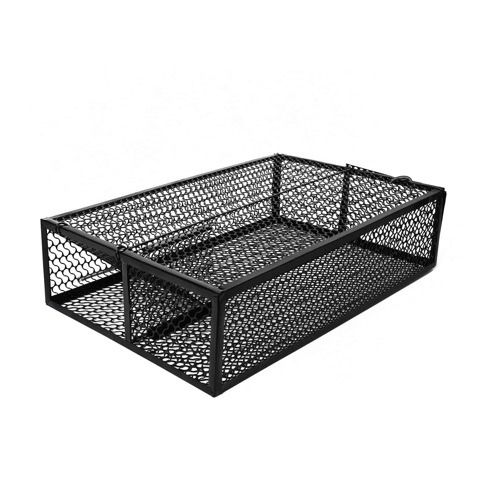 EcoDigiLife snake trap front view showing sturdy frame and one-way entry, for safe captures