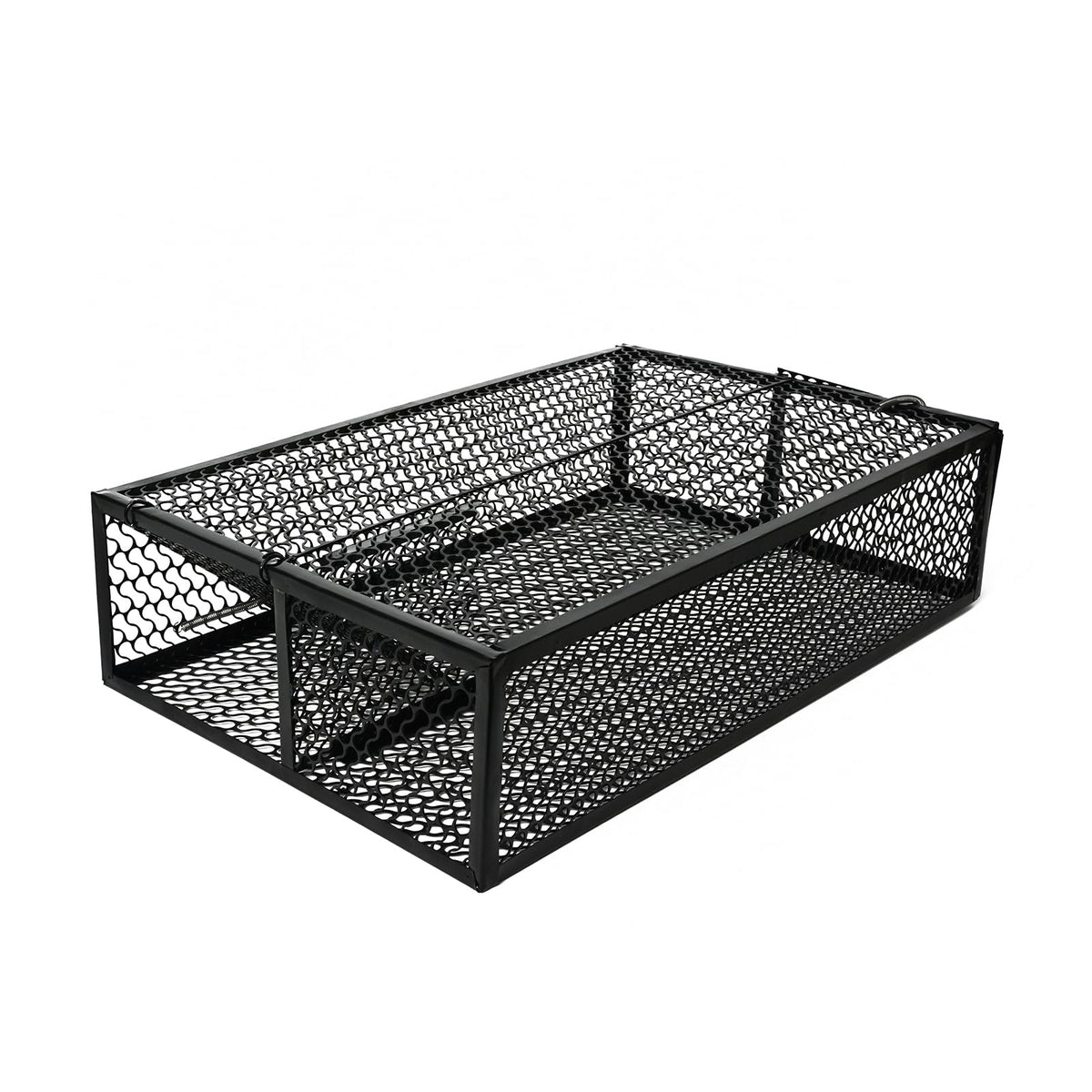 EcoDigiLife snake trap front view showing sturdy frame and one-way entry, for safe captures