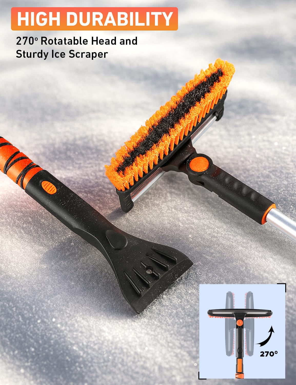 EcoNour foam grip detail showing ergonomic non-slip handle for comfortable use