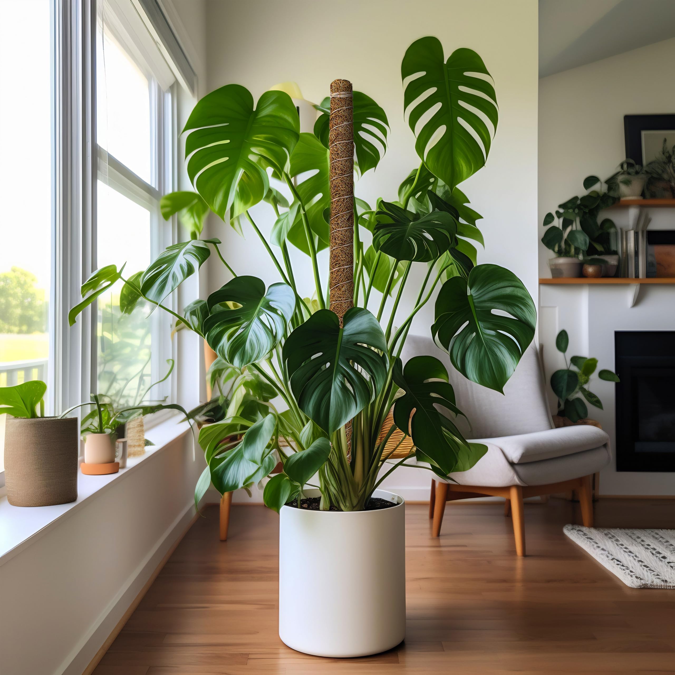 EcoNour label and natural materials indicating eco-friendly design