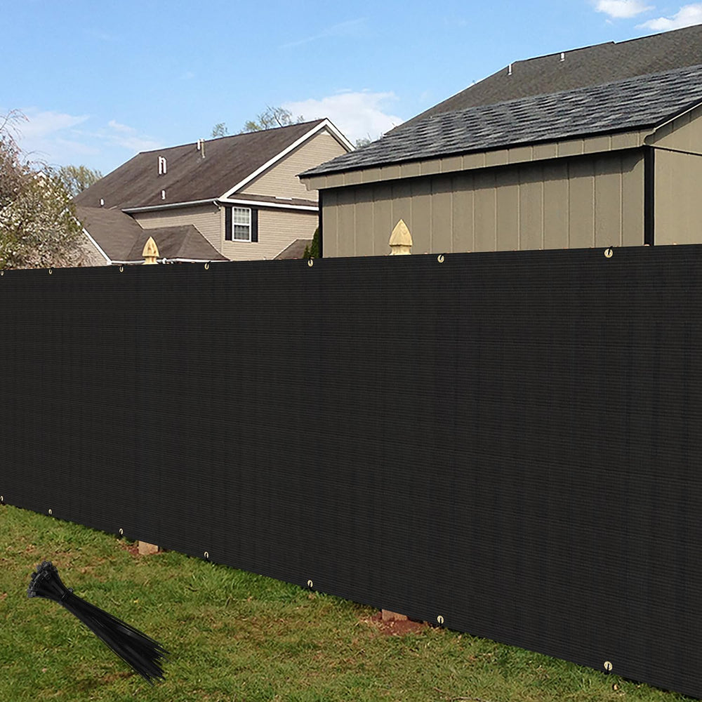 ECOOPTS front view panel showing full 5x25 privacy coverage and tidy finish