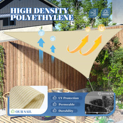ECOOPTS metal D-ring corner closeup ensuring secure attachment and tension