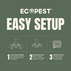 ECOPEST smooth interior reservoir close-up that prevents escapes and keeps captures visible