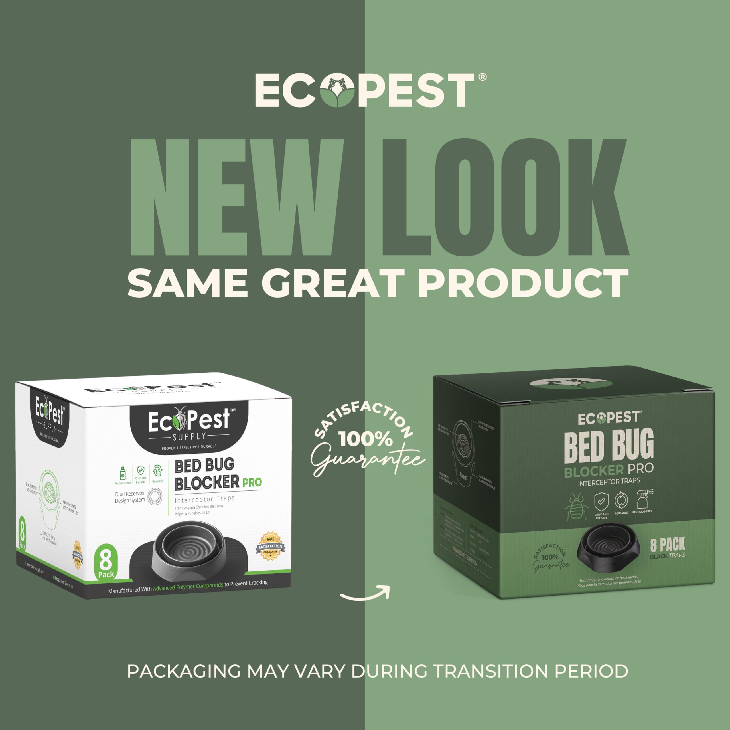 ECOPEST eight-pack of interceptors ready to protect two beds benefit