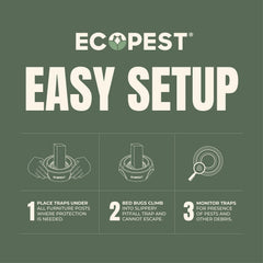 ECOPEST interceptor beside a ruler showing size and fit benefit