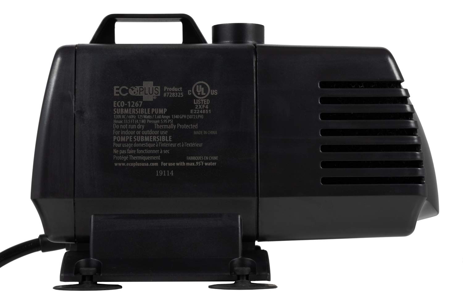 EcoPlus Eco 1267 installed inline on dry land showing flexible placement advantage