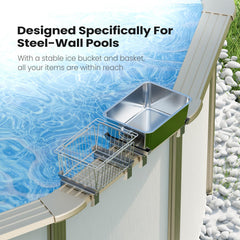 ECOPOOLTECH close-up of patented clamp detail demonstrating secure fit