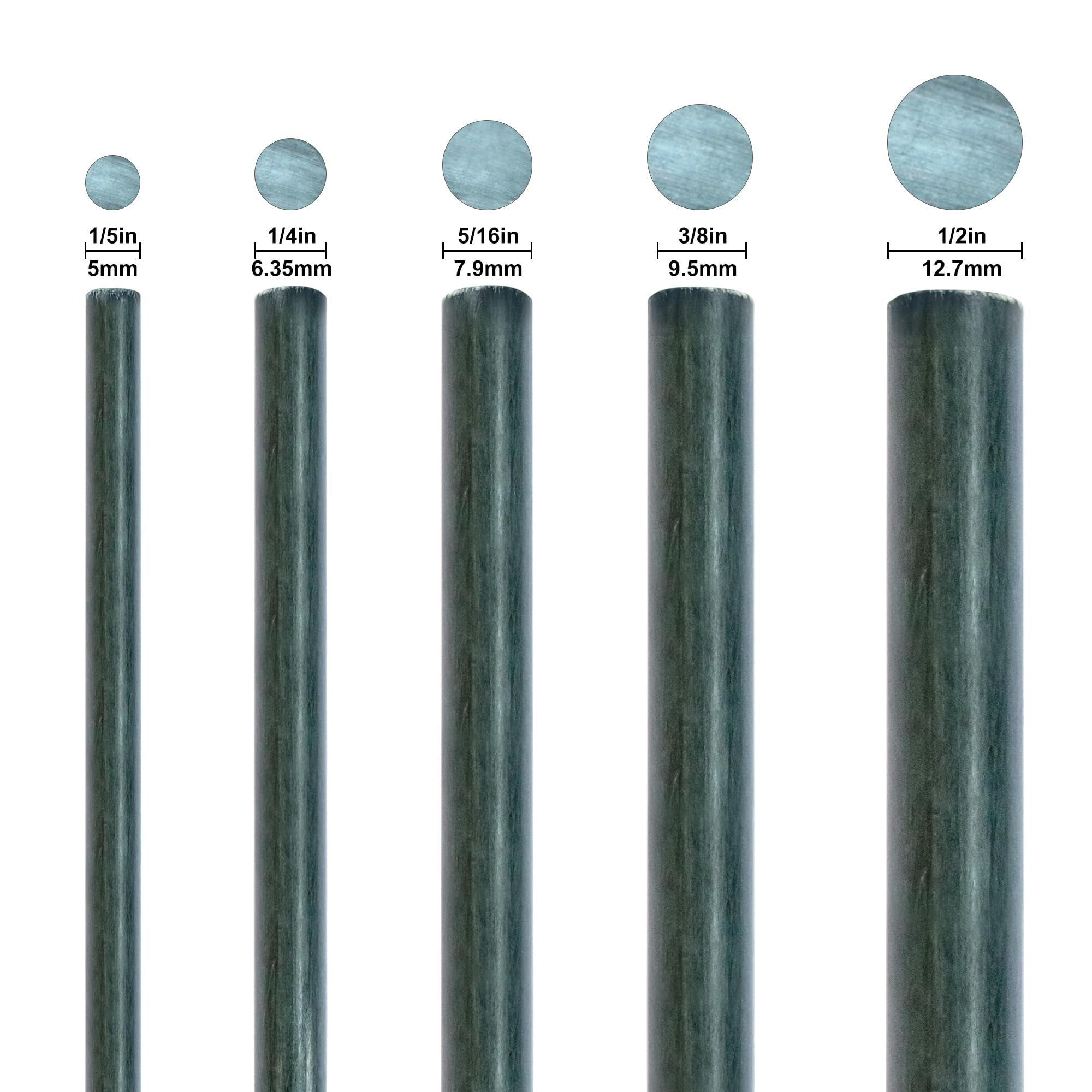 EcoStake pack unboxed with 50 rods ready for large landscaping projects