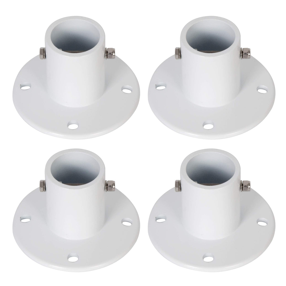 ECOTRIC front view of four flanges showing ready-to-install durability