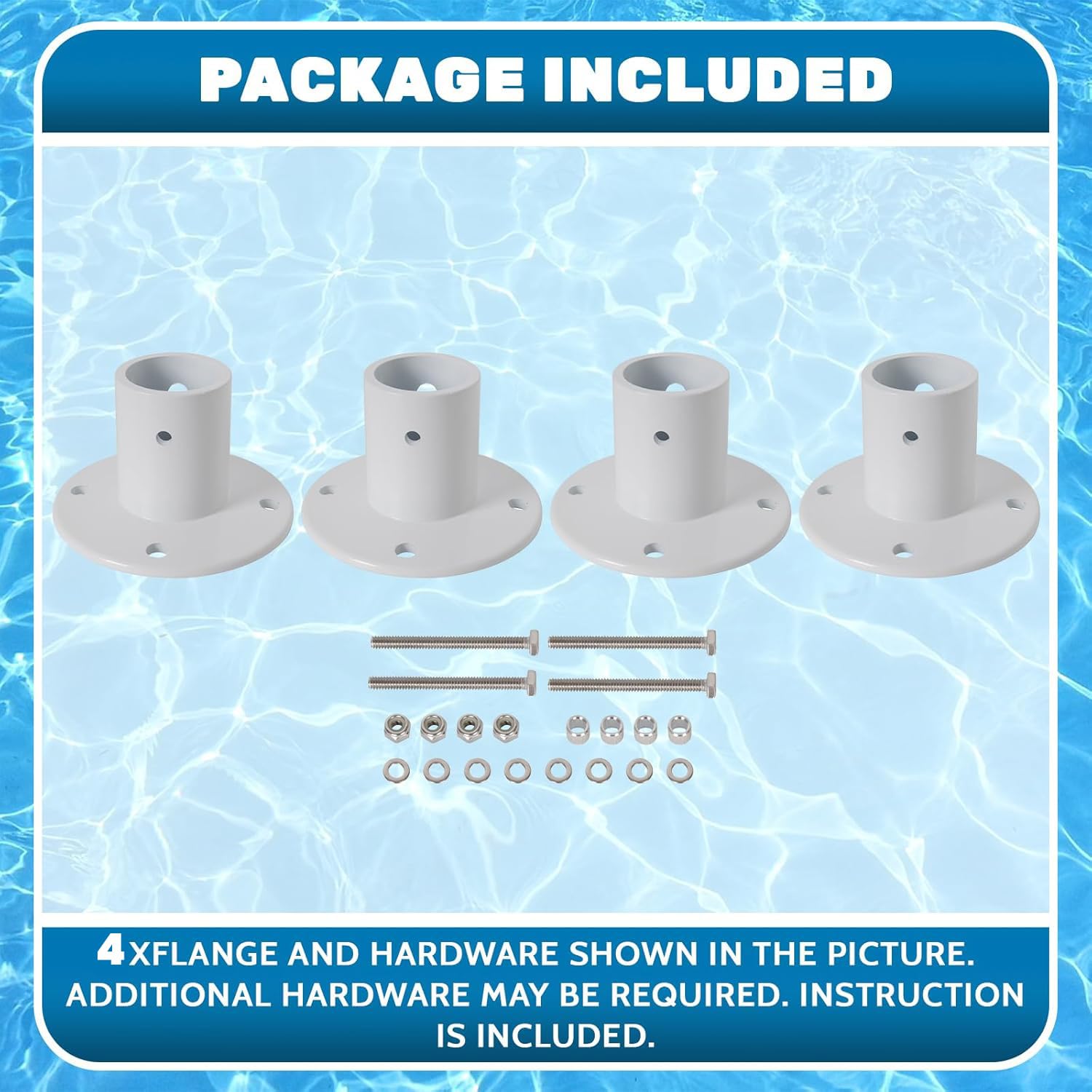 ECOTRIC flange anchored to concrete demonstrating strong hold