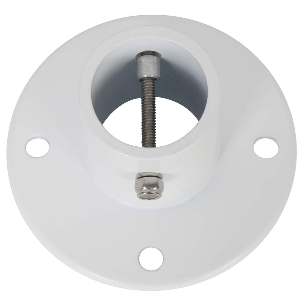 ECOTRIC flange next to ruler for scale to confirm dimensions