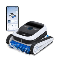 ECOVACS Ultramarine P1 front view showing compact cordless design and controls