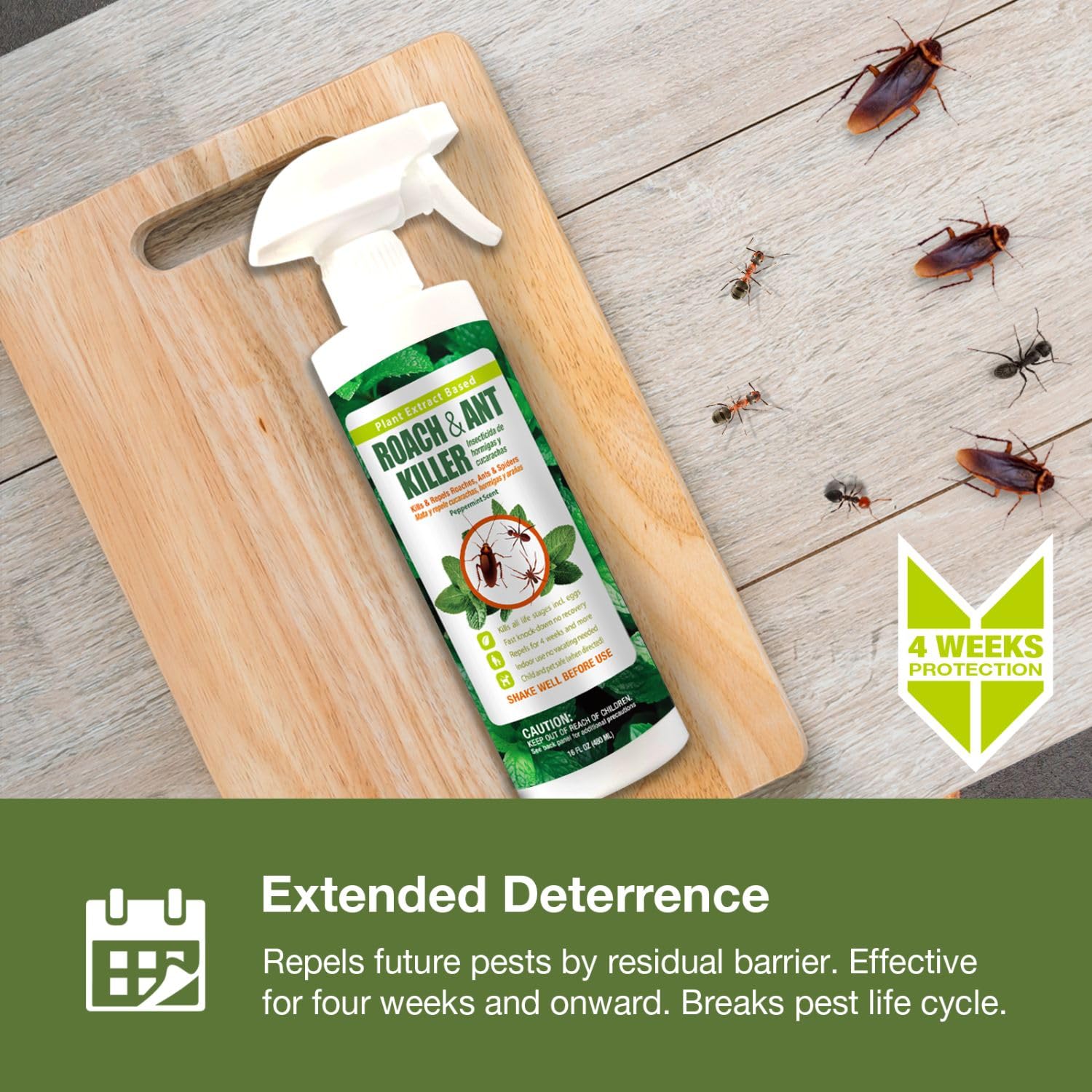 EcoVenger perimeter treatment along home foundation reducing re-infestation