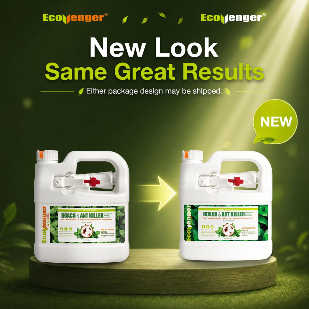 EcoVenger bottle with spare nozzle indicating free replacement support