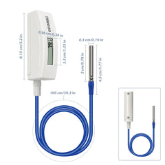 ECOWITT WN34BD silicone probe close-up highlighting durable waterproof sheath
