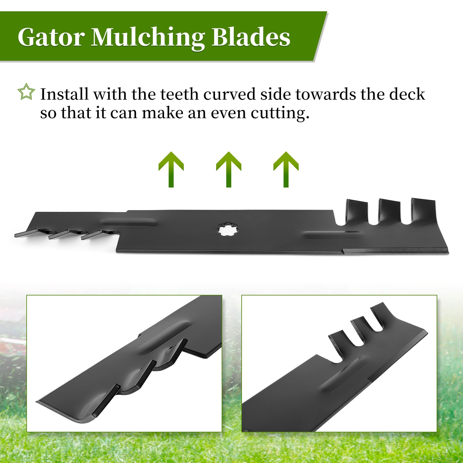 Ecreban close detail of protective coating for longer blade life benefit