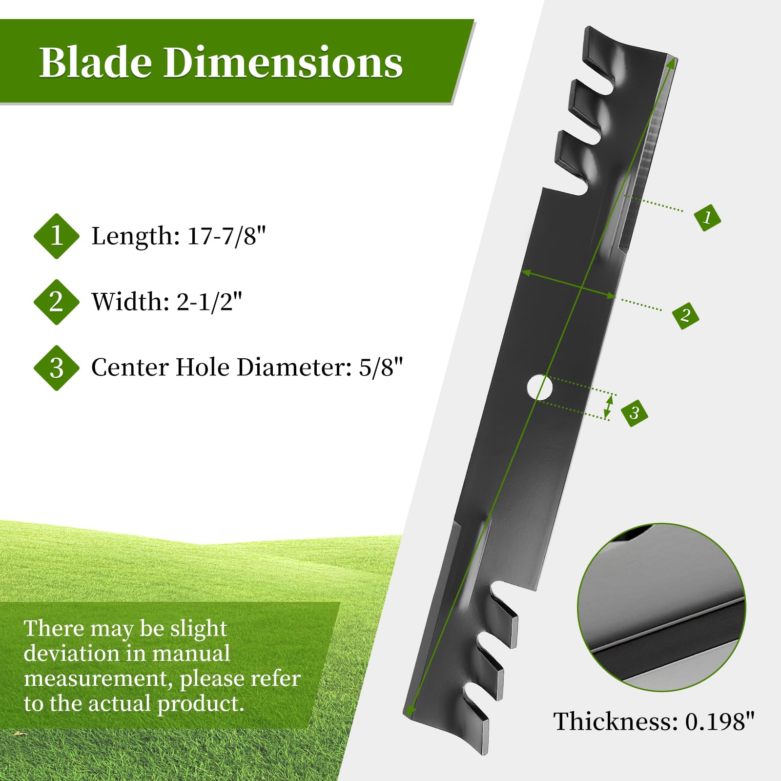Ecreban side profile close-up displaying blade thickness and durability benefit