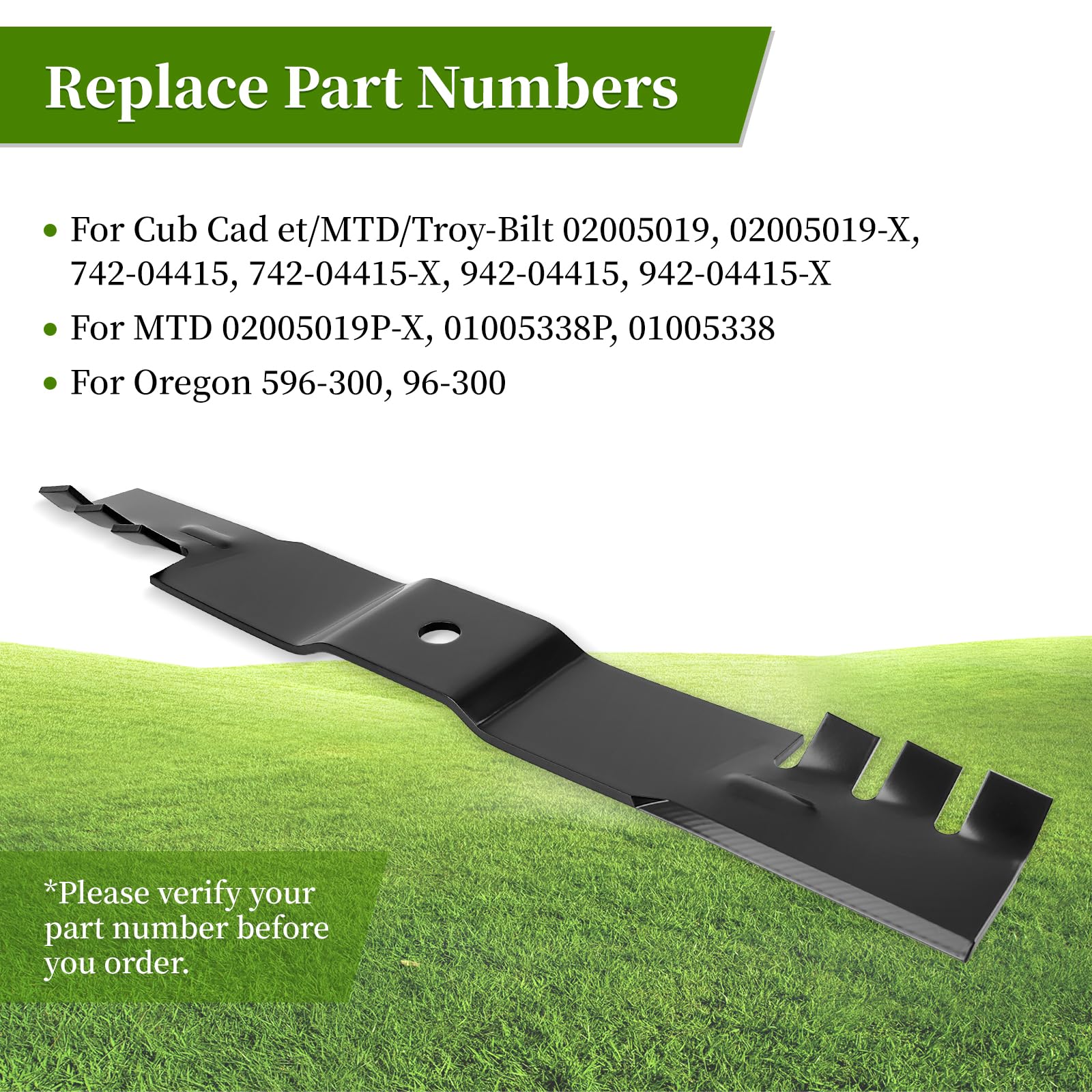 Ecreban side profile showing blade thickness and durable coated steel benefit