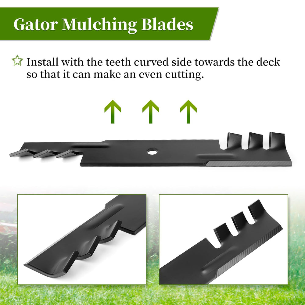 Ecreban blades on workbench after balancing for reduced vibration benefit