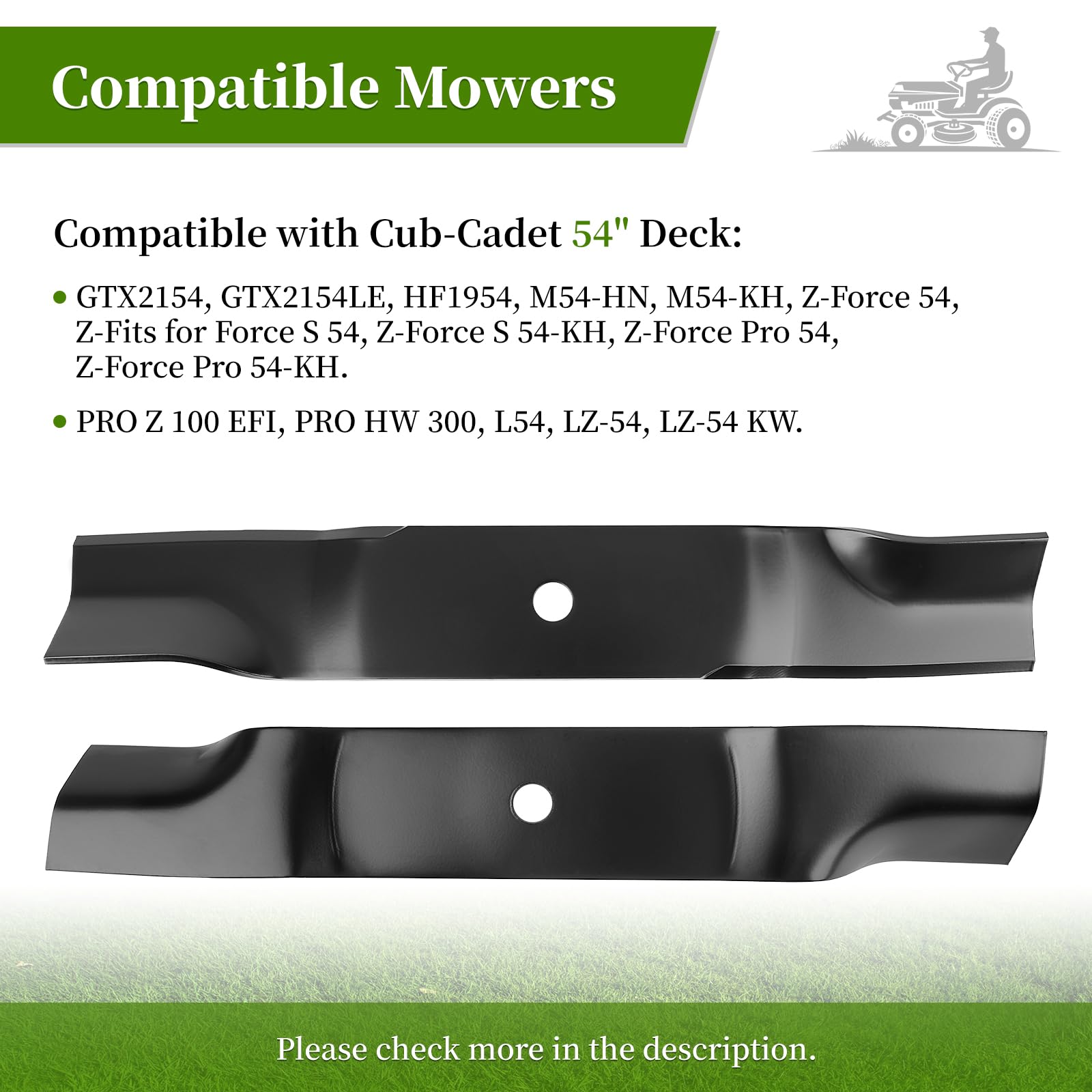 Ecreban blade dimensions and center hole measurement for verification