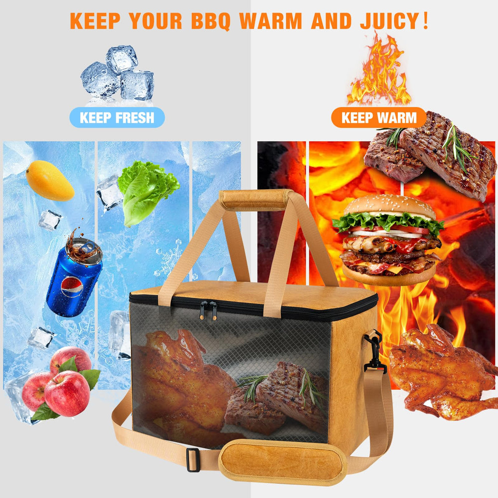 EddHomes bag holding a rested brisket to keep juices and heat locked in