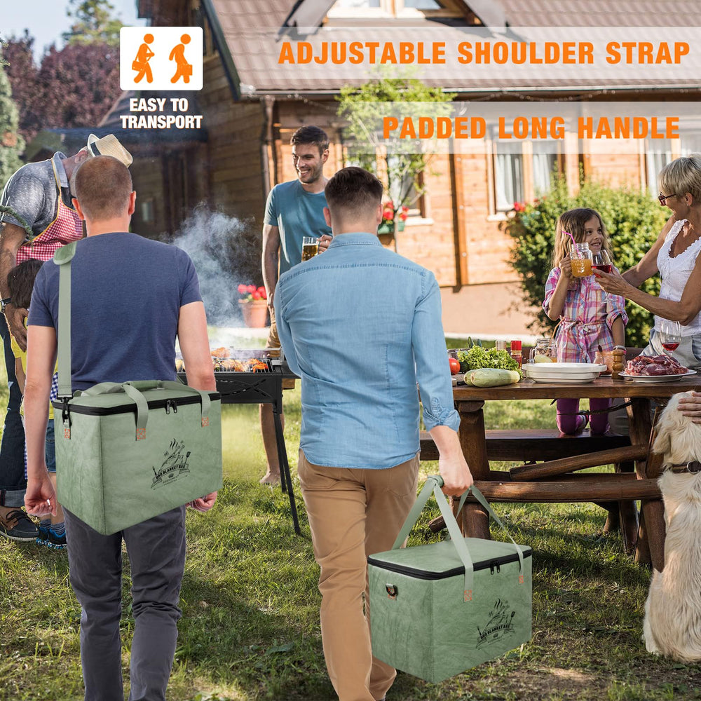 EddHomes folded flat for compact storage between barbecues