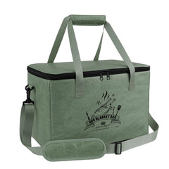EddHomes front view of resting bag showing roomy capacity and secure closure