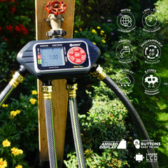 Eden 93413 installed on outdoor faucet enabling four-zone control