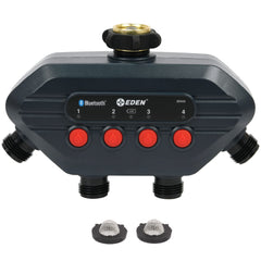 Eden 93443 front view mounted on faucet showing compact control and easy access