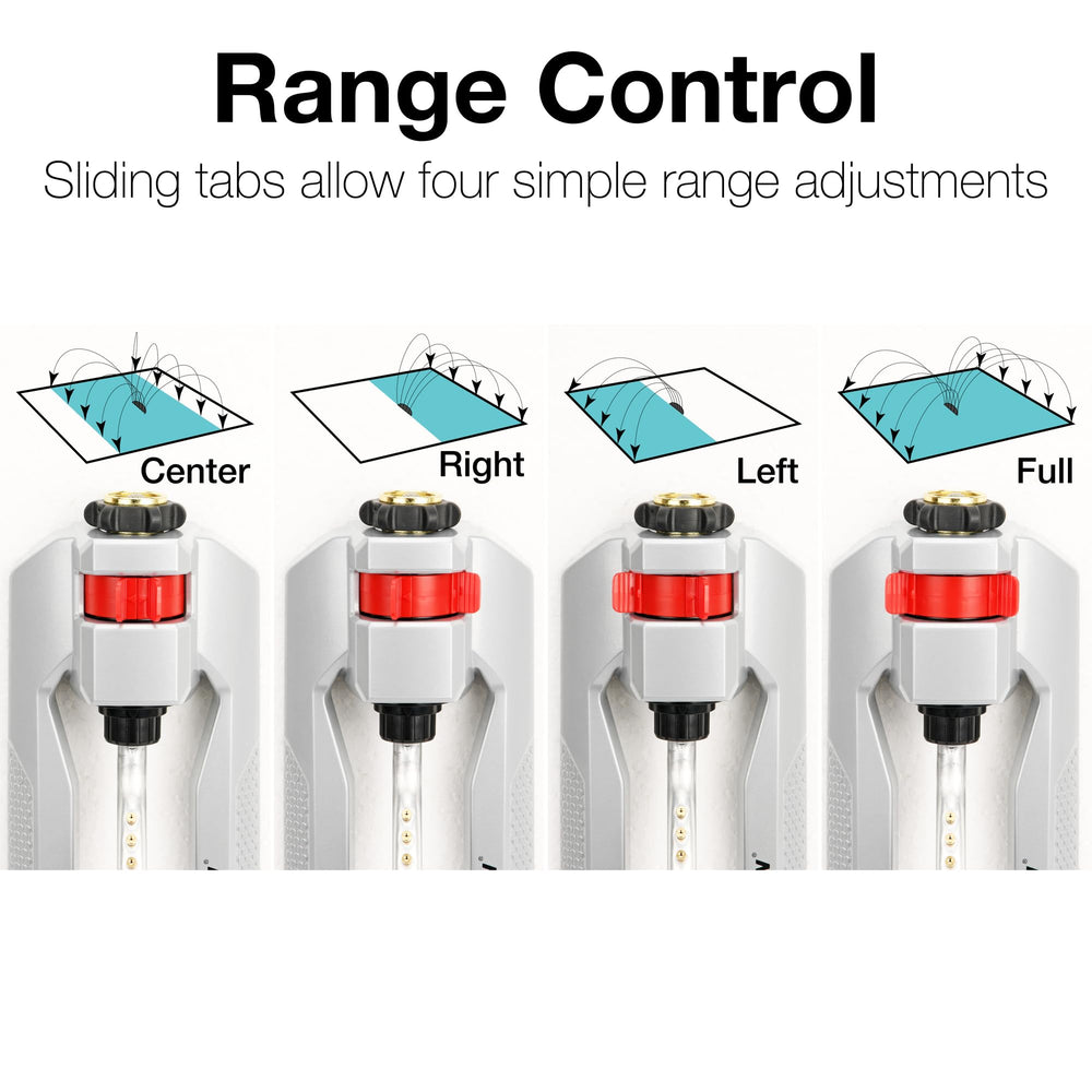 Eden built-in nozzle cleaning tool detail for easy maintenance
