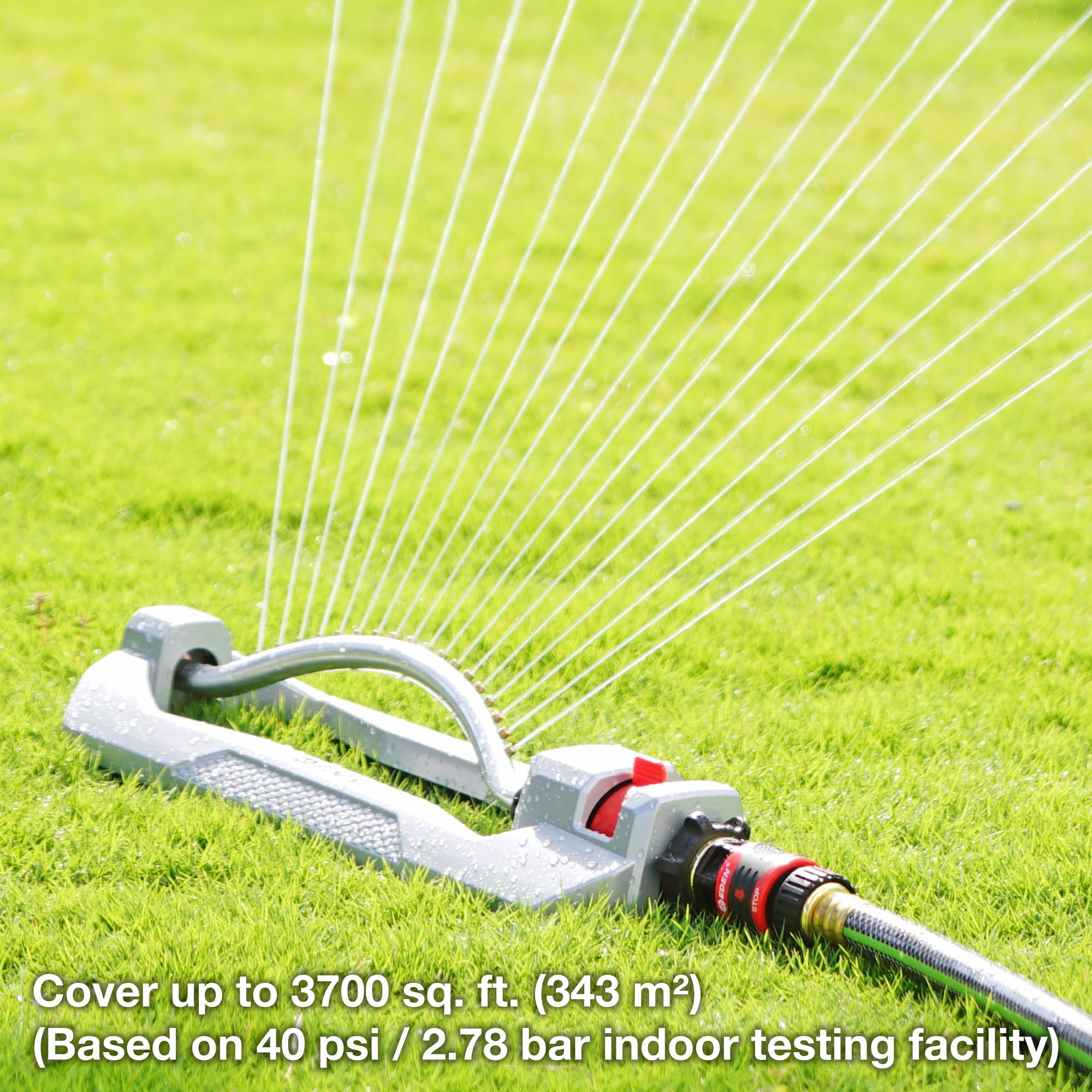 Eden heavy-duty aluminum base close-up for improved stability