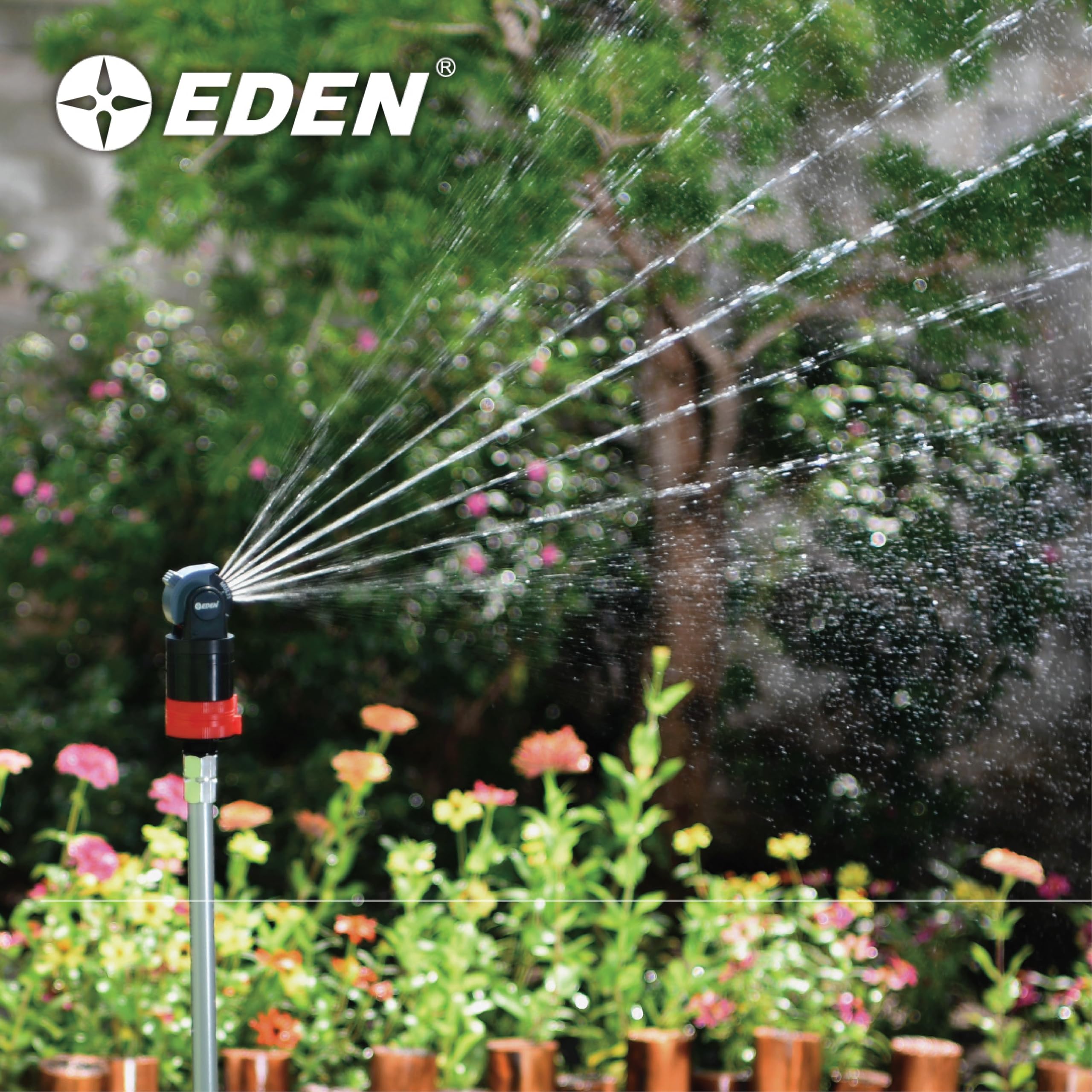 Eden detalle de boquilla multipatrones para control de riego
