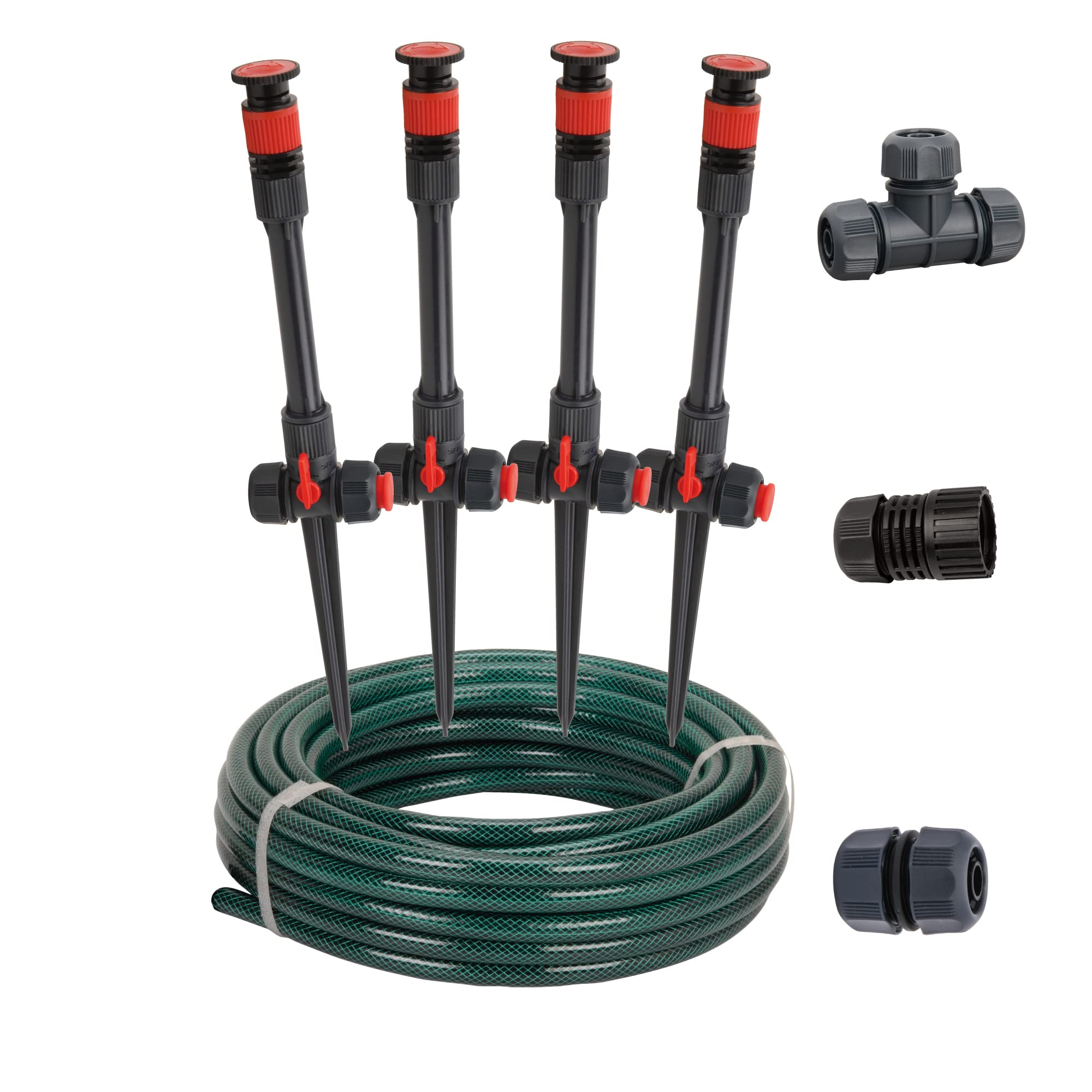 Eden front packaging showing full sprinkler kit and quick setup benefit