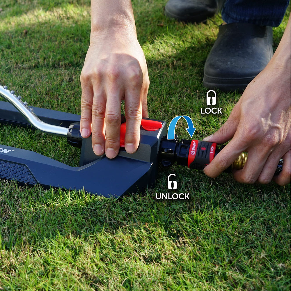 Eden quick connect starter set and adapter enabling fast tool swaps