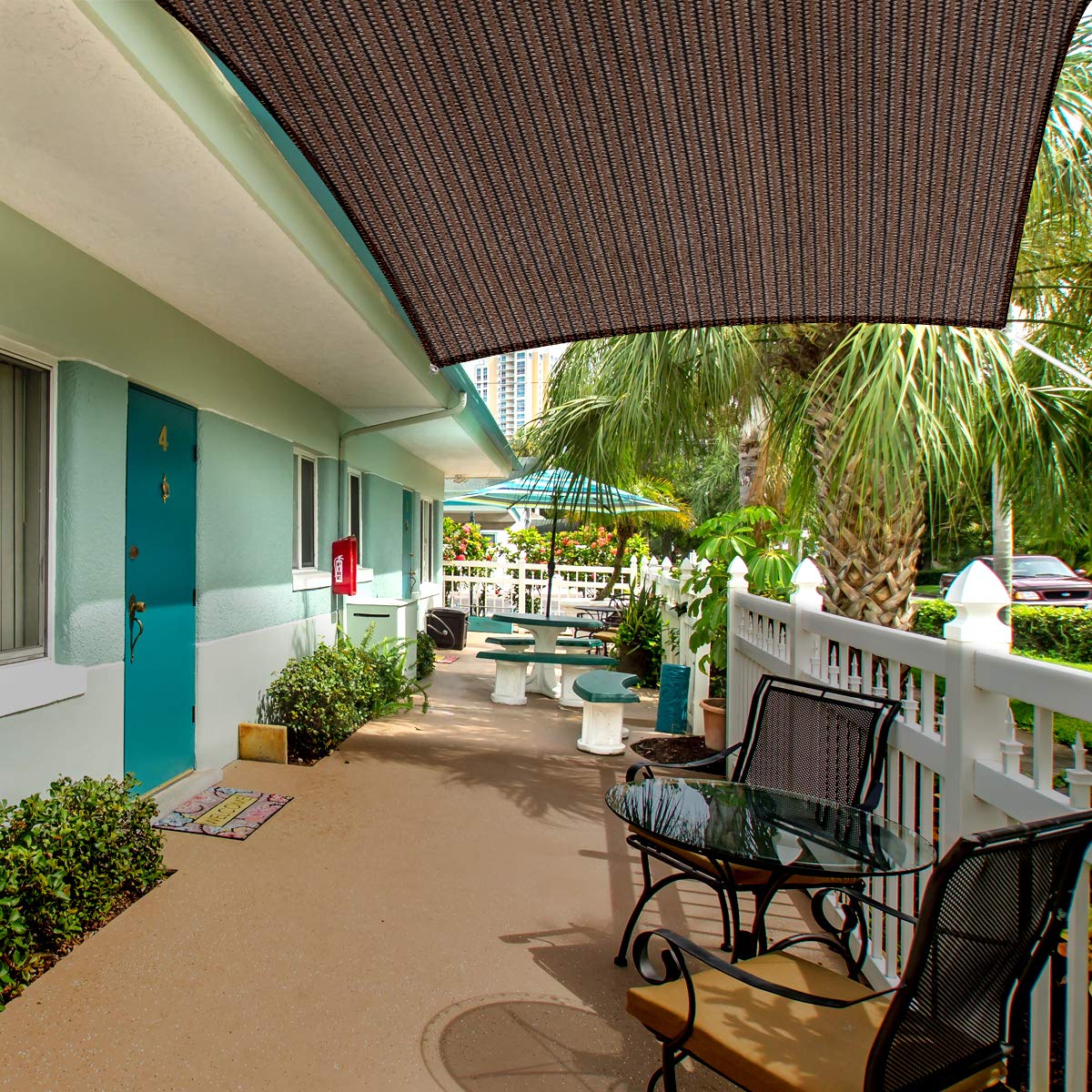 Eden's Decor size comparison with chair and table showing area coverage