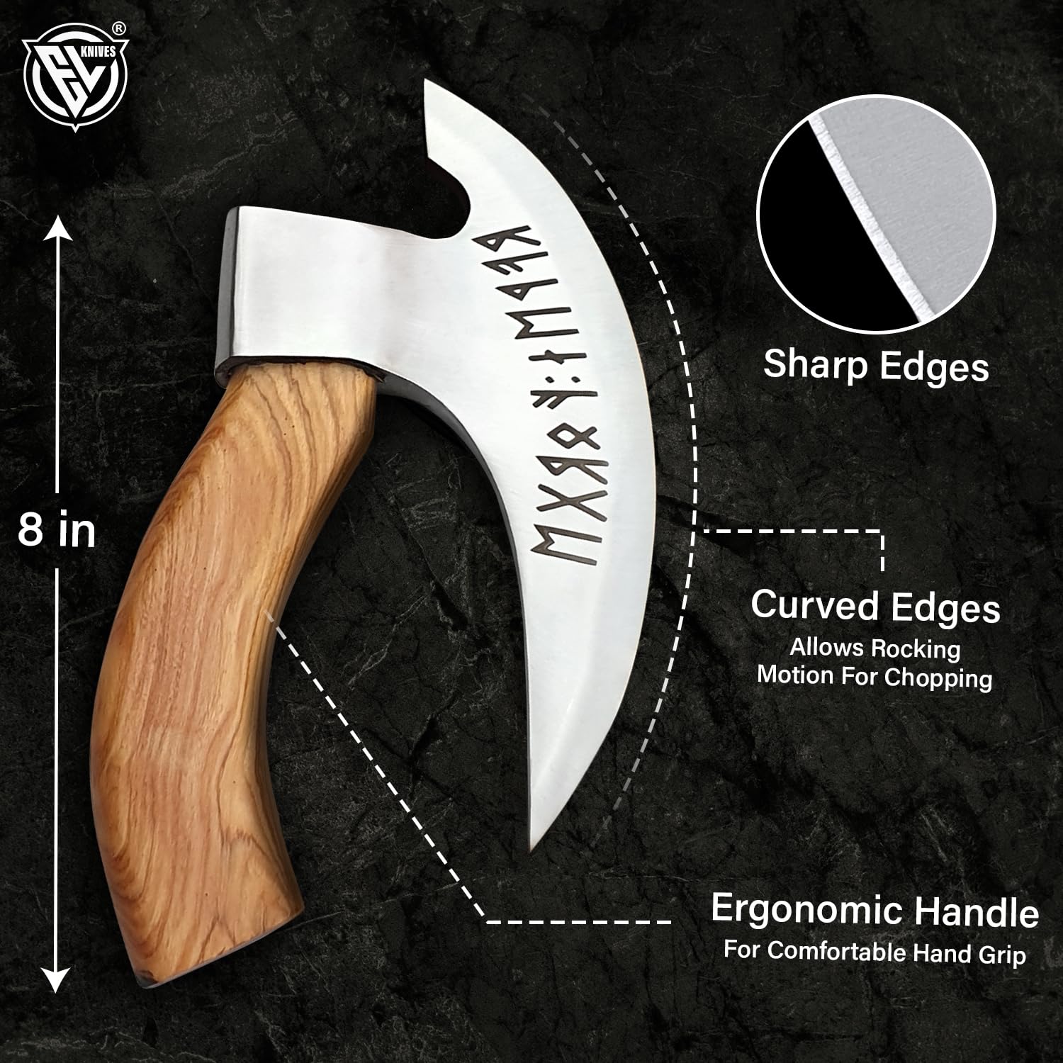EdgeLandKnives handle ergonomics demonstrating secure grip for comfortable cutting