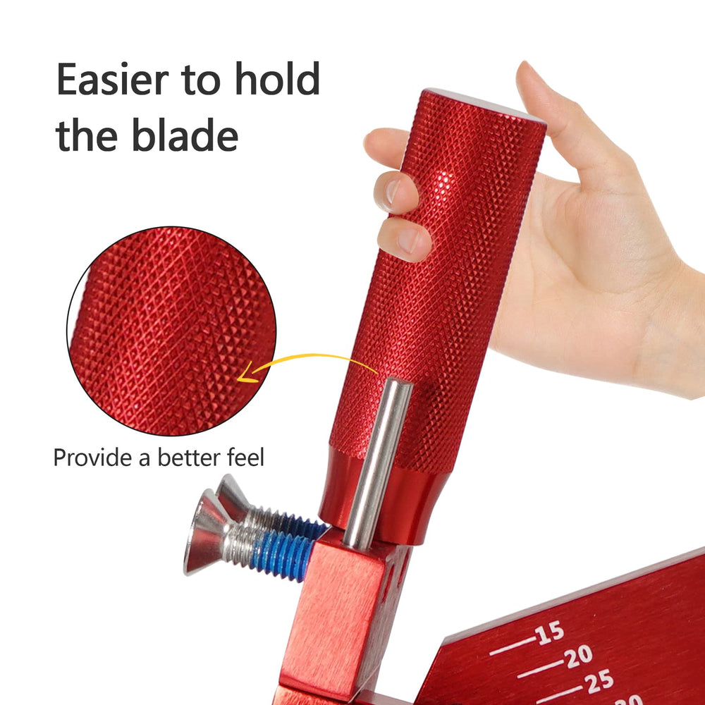 Edicapo ergonomic stainless handle detail showing anti-slip grip for reduced effort benefit