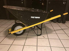 Edward Tools installed handles on wheelbarrow showing improved strength and easier hauling