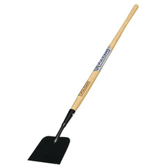 Edward Tools Vulcan front view showing forged head and long hardwood handle for powerful scraping