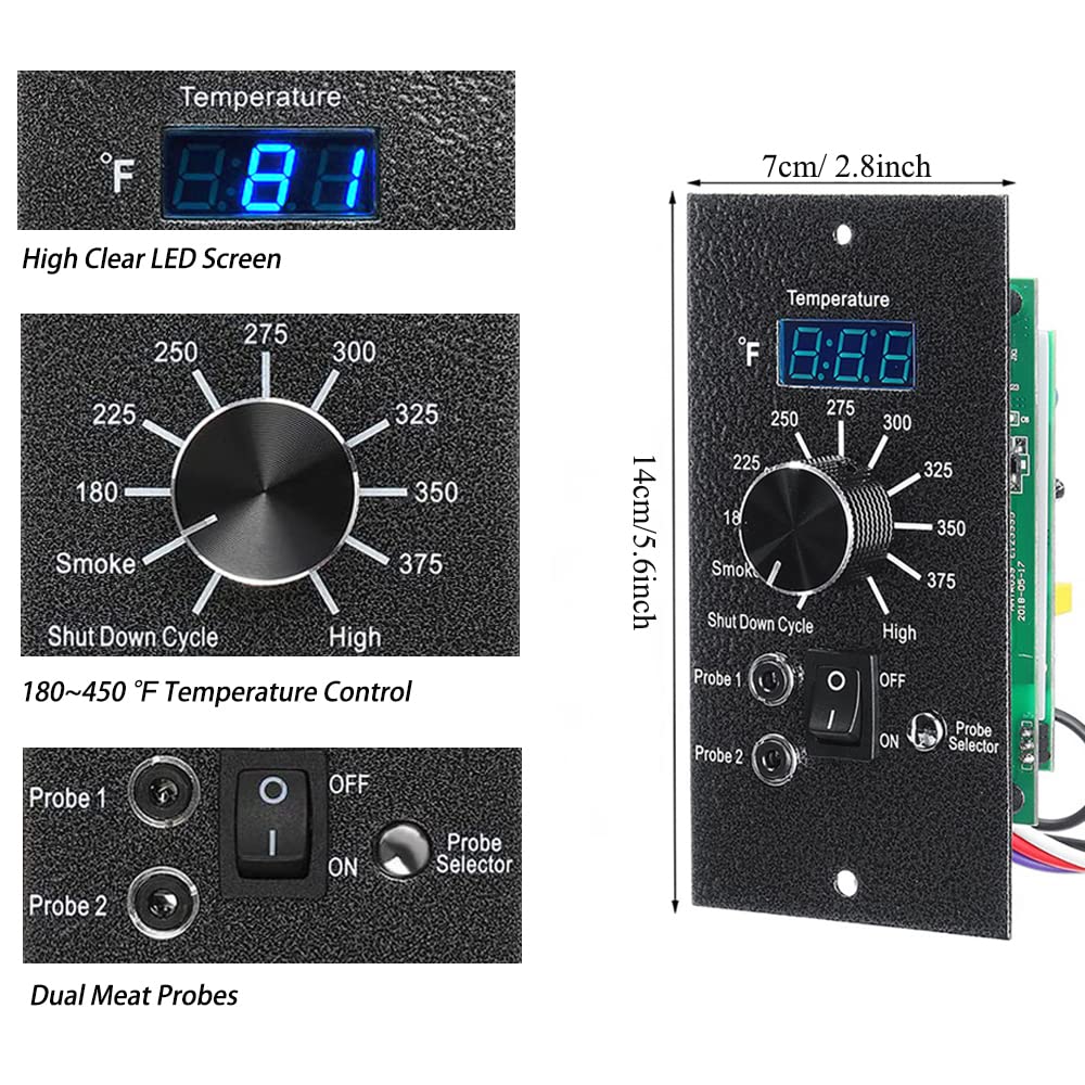 Eeranzoy bright blue LED display close-up for clear temperature readouts