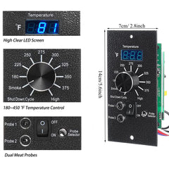 Eeranzoy bright blue LED display close-up for clear temperature readouts