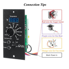 Eeranzoy dual meat probes and clips organized for accurate internal monitoring