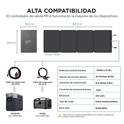 EF ECOFLOW panel set up at campsite providing reliable off-grid power