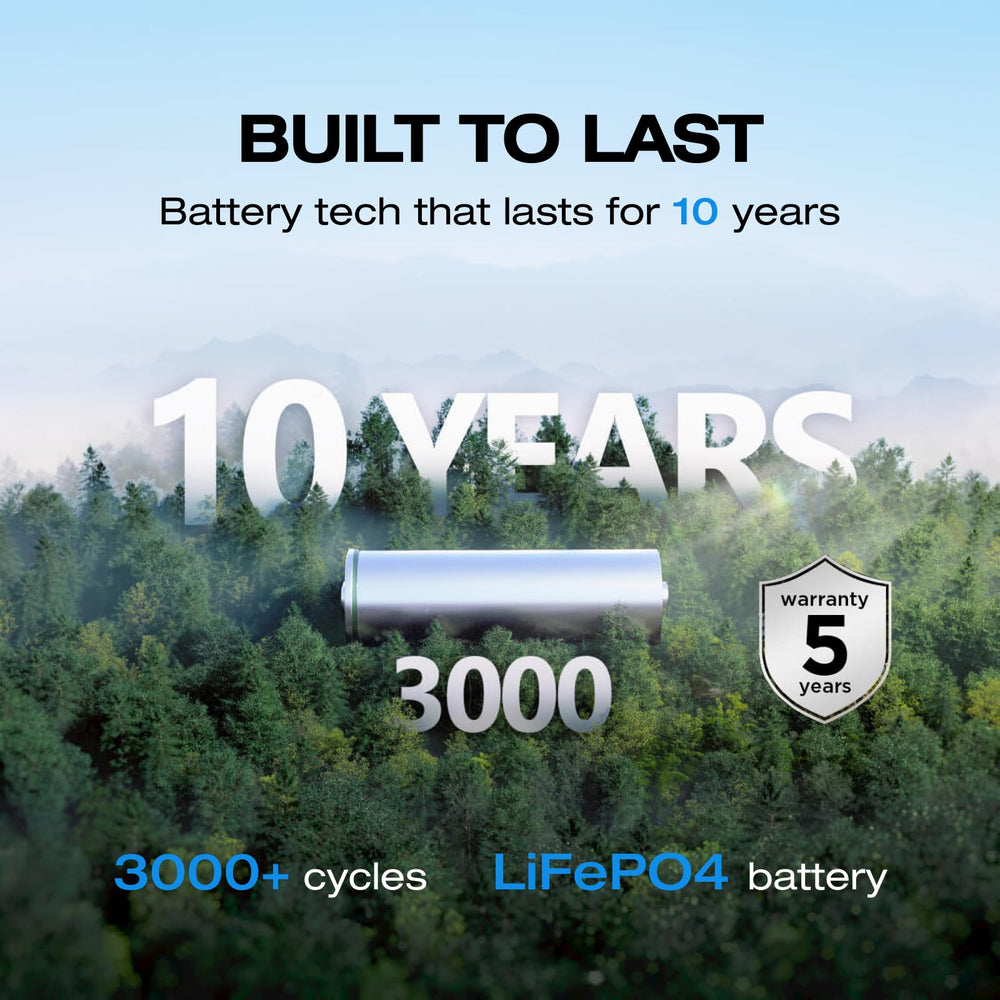 EF ECOFLOW RIVER 2 connected to solar panel showing fast green recharge benefit
