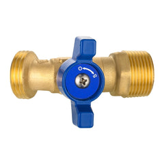 EFIELD spigot quarter-turn handle closeup showing easy fast on/off operation benefit