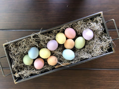 Eggcetera ceramic egg close-up showing smooth texture and paint-ready surface