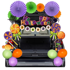 EggSun front trunk display showing candyland arch for eye-catching impact